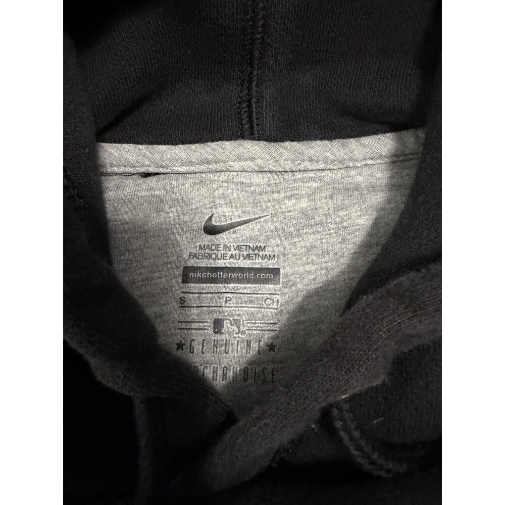 Men’s Chicago White Sox Nike Size S Black Center Swoosh Hoodie Sweatshirt